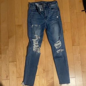 AE, size 8, ultra high rise, lightly used